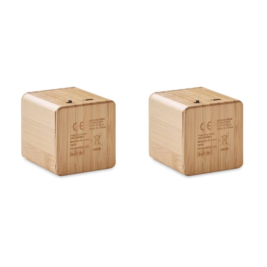 Zestaw bambusowych głośników - AUDIO SET (MO6389-40)