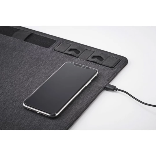 Podkładka RPET z ładowarką - SUPERPAD (MO6416-15)