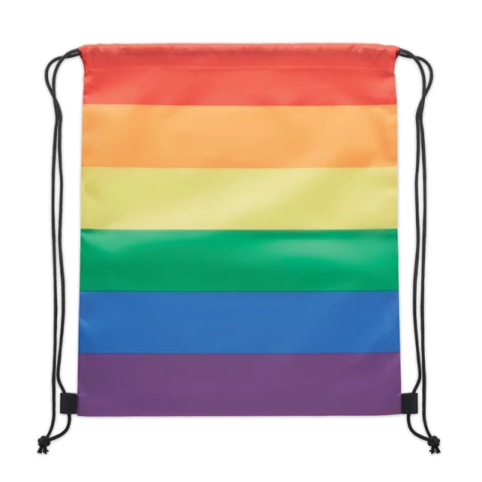 Tęczowa torba na zakupy z RPET - BOW (MO6436-99)