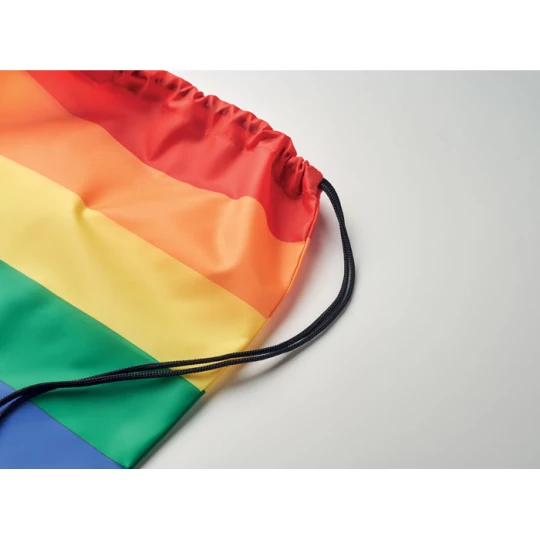 Tęczowa torba na zakupy z RPET - BOW (MO6436-99)