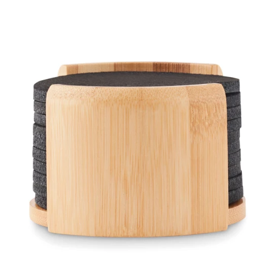 Podstawki RPET w uchwycie - BAHIA (MO6447-40)