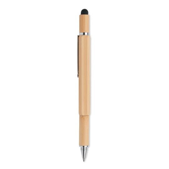 Bambusowy długopis z poziomicą - TOOLBAM (MO6559-40)