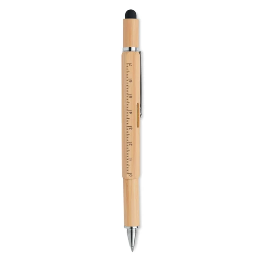 Bambusowy długopis z poziomicą - TOOLBAM (MO6559-40)