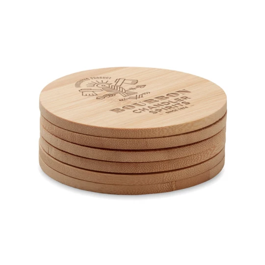 Zestaw 6 bambusowych podstawek - BAYIN SET (MO6601-40)