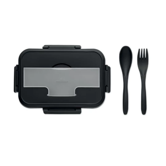 Lunch box ze sztućcami z PP - MAKAN (MO6646-03)