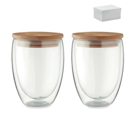 2 szklanki 350 ml w pudełku - TIRANA SET (MO6739-22)