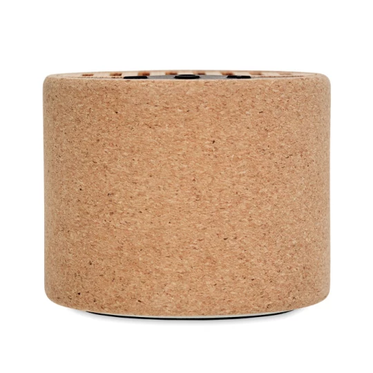 Korkowy głośnik bezprzewodowy - ROUND + (MO6819-13)