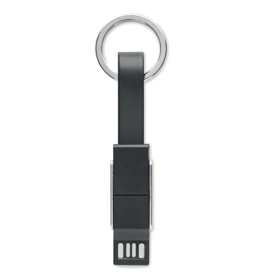 Brelok z kablem ładującym 4w1 - KEY C (MO6820-03)