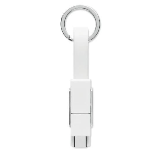 Brelok z kablem ładującym 4w1 - KEY C (MO6820-06)
