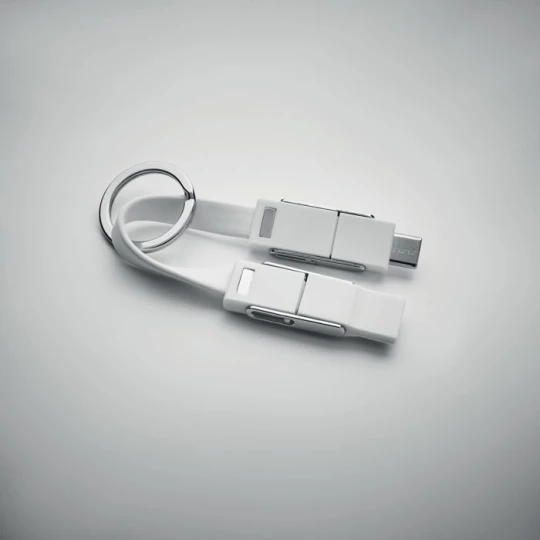 Brelok z kablem ładującym 4w1 - KEY C (MO6820-06)