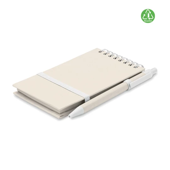 Notesy A6 z kartonu po mleku - MITO SET (MO6837-06)