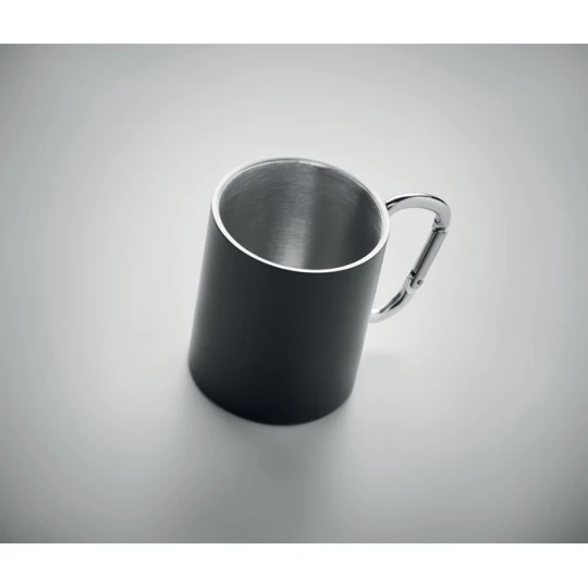 Metalowy dwuścienny kubek300ml - TRUMBA (MO6873-03)
