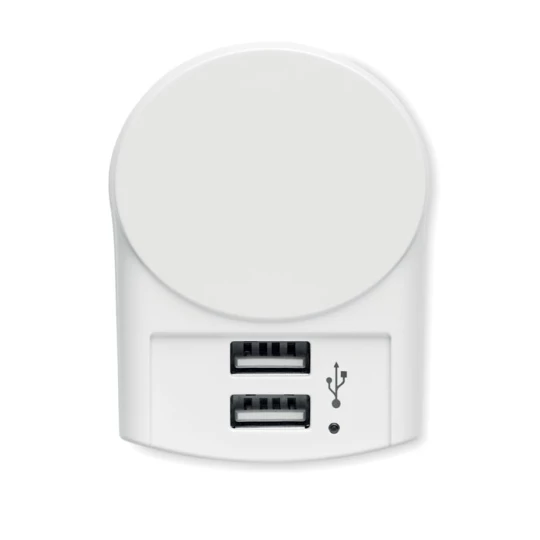 Ładowarka Euro USB (2xA) 12W - EURO USB CHARGER 2XA (MO6882-06)