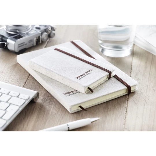 Notes A6 z płócienną okładką - RUNDO + (MO6930-13)