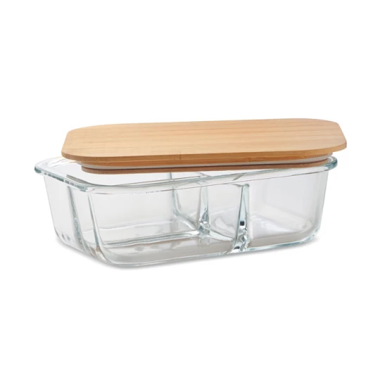 Szklany lunch box z pokrywką - TUNDRA 3 (MO6973-22)