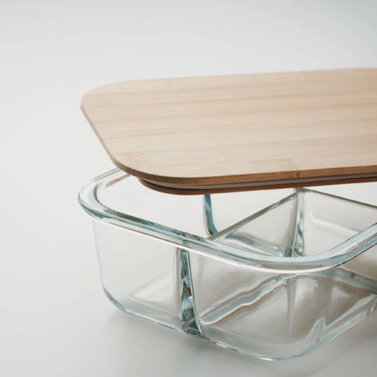 Szklany lunch box z pokrywką - TUNDRA 3 (MO6973-22)