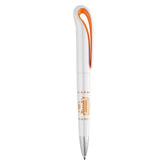 Przekręcany długopis, ABS - WHITESWAN (MO7793-10)