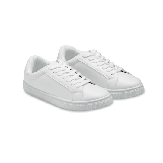Trampki z PU 37 - BLANCOS (MO2037-06)