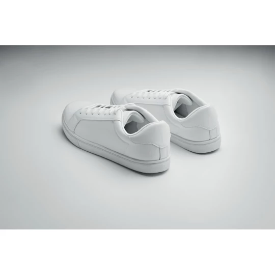 Trampki z PU 37 - BLANCOS (MO2037-06)