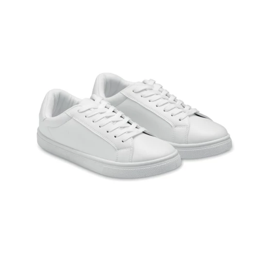 Trampki z PU 38 - BLANCOS (MO2038-06)