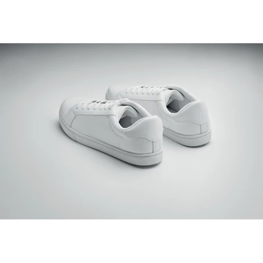 Trampki z PU 38 - BLANCOS (MO2038-06)