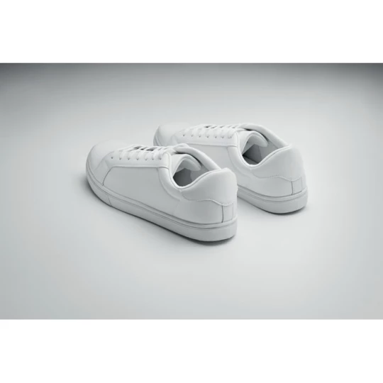 Trampki z PU 40 - BLANCOS (MO2040-06)