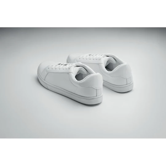 Trampki z PU 41 - BLANCOS (MO2041-06)