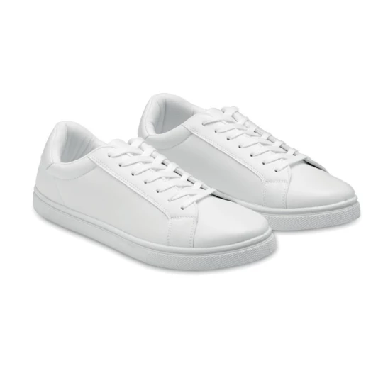 Trampki z PU 42 - BLANCOS (MO2042-06)