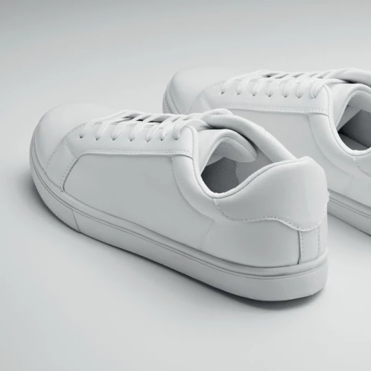 Trampki z PU 42 - BLANCOS (MO2042-06)