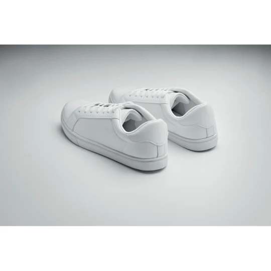 Trampki z PU 43 - BLANCOS (MO2043-06)