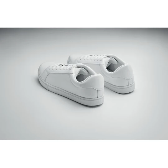 Trampki z PU 44 - BLANCOS (MO2044-06)