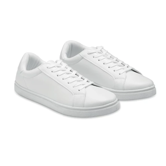 Trampki z PU 45 - BLANCOS (MO2045-06)