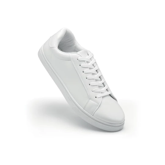 Trampki z PU 45 - BLANCOS (MO2045-06)