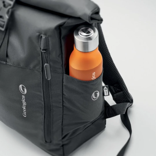 300D RPET plecak typu rolltop - VALLEY ROLLPACK (MO2051-03)