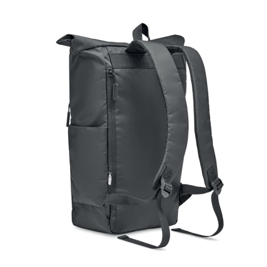 300D RPET plecak typu rolltop - VALLEY ROLLPACK (MO2051-03)