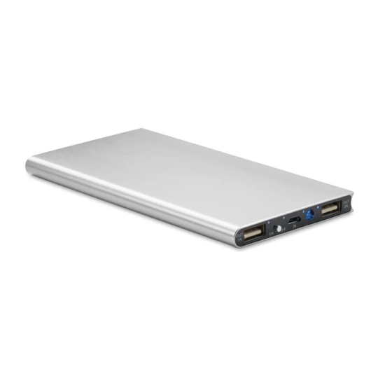 Solarny power bank 8000 mAh - SOLAR POWERFLAT (MO9051-16)
