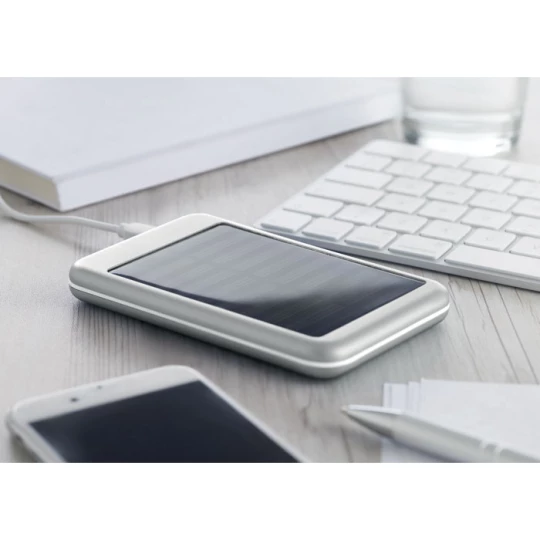 4000 mAH POWERBANK słoneczna - SOLARFLAT (MO9075-16)