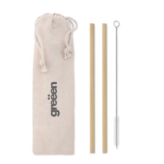 Słomka bambusowa - NATURAL STRAW (MO9630-13)