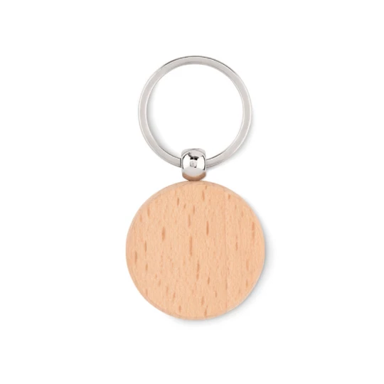 Okrągły drewniany brelok - TOTY WOOD (MO9773-40)