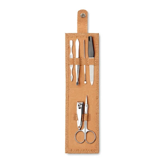 Zestaw do manicure - NAILKIT CORK (MO9798-13)