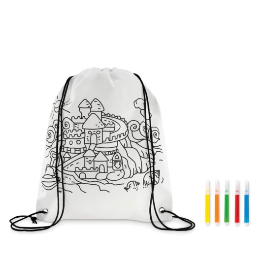Worek ze sznurkiem z włókniny - CARRYDRAW (MO9887-06)