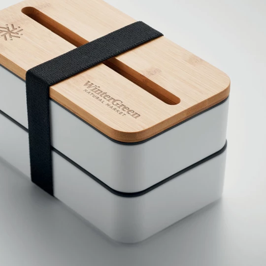 Lunch box z PP z recyklingu - WINT (MO2088-06)