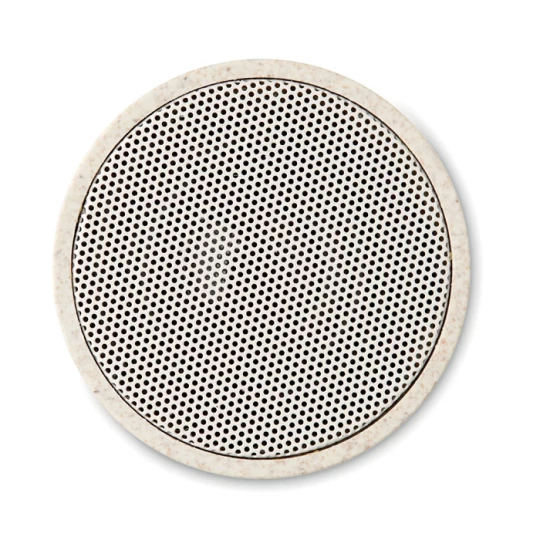 Głośnik ze słomy pszenicy/ABS - ROUND BASS+ (MO9995-13)
