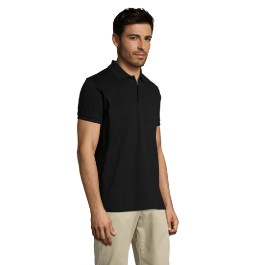 PRIME Męskie polo 200g - PRIME MEN (S00571-BK-5XL)