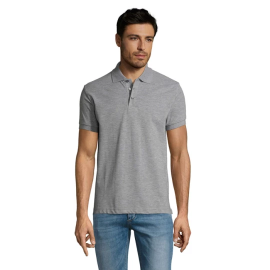 PRIME Męskie polo 200g - PRIME MEN (S00571-GY-3XL)