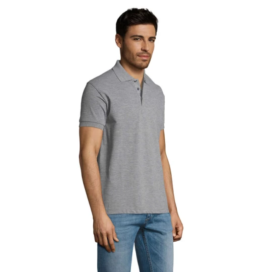 PRIME Męskie polo 200g - PRIME MEN (S00571-GY-3XL)