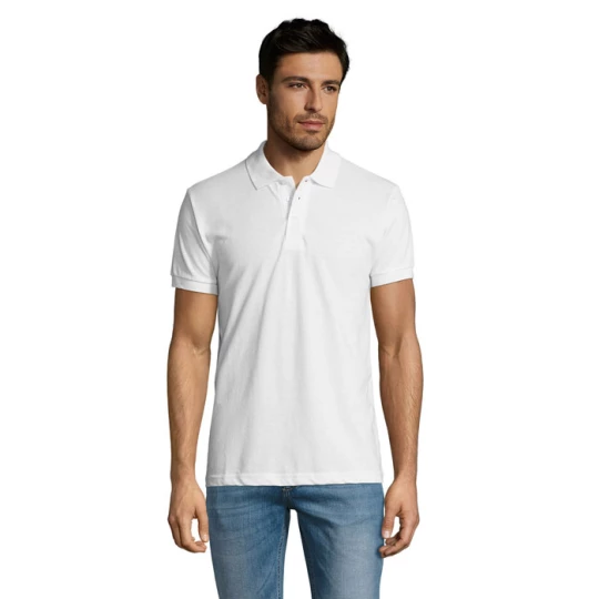 PRIME Męskie polo 200g - PRIME MEN (S00571-WH-3XL)