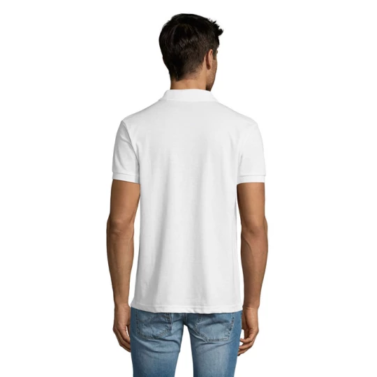 PRIME Męskie polo 200g - PRIME MEN (S00571-WH-M)