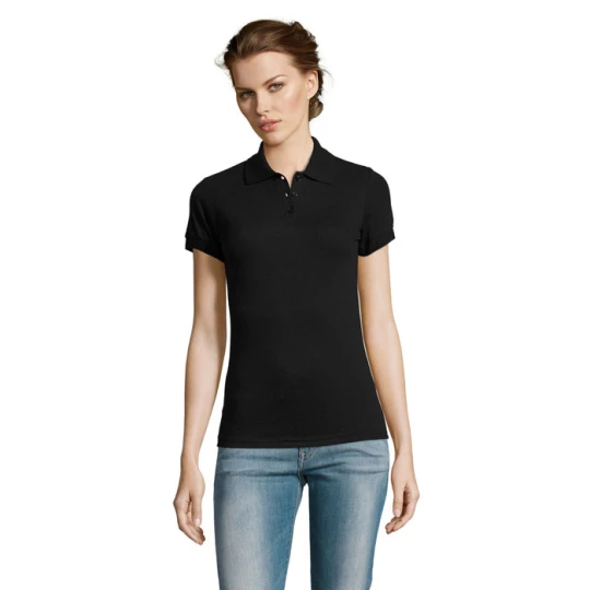 PRIME Damskie POLO 200g - PRIME WOMEN (S00573-BK-3XL)