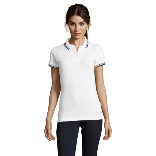 PASADENA damskie polo 200g - PASADENA WOMEN (S00578-NW-M)